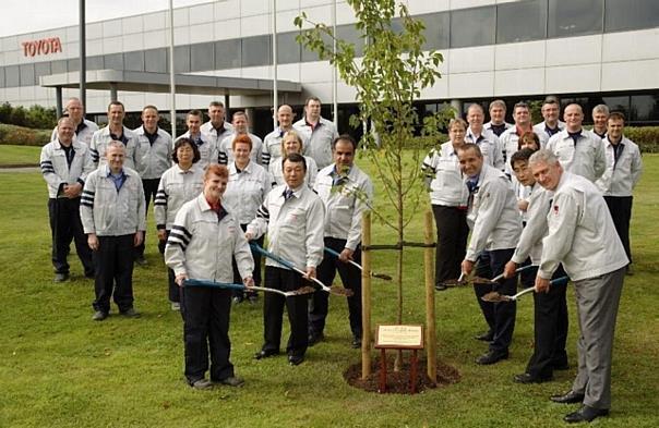 Toyota feiert Produktionsjubiläum in Grossbritannien. Foto: Auto-Reporter/Toyota